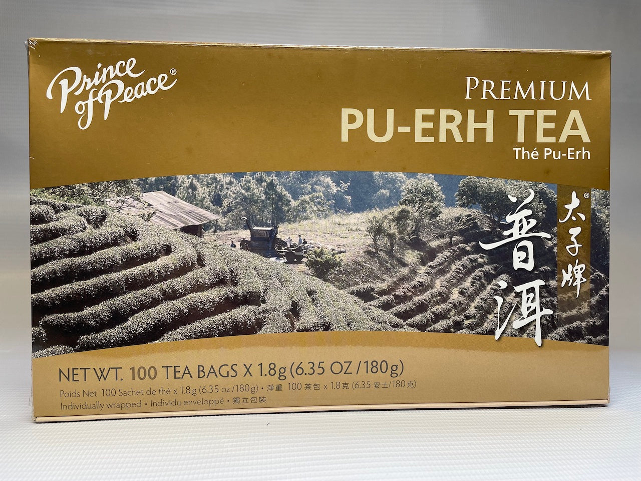 Prince of Peace Premium PU-ERH TEA 太子牌普洱茶 (100 Tea Bags)