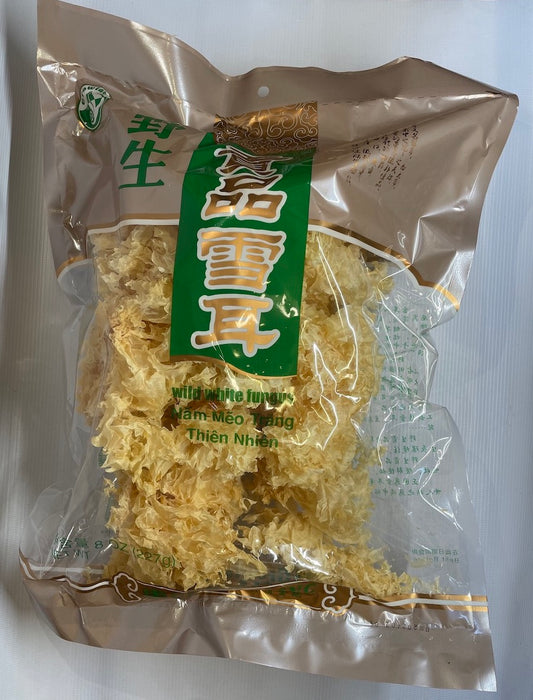 Wild White Fungus Xue Er 野生贡品雪耳 8oz