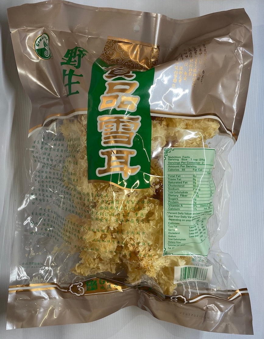 Wild White Fungus Xue Er 野生贡品雪耳 8oz